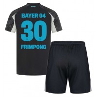 Bayer Leverkusen Jeremie Frimpong #30 Tredjedraktsett Barn 2024-25 Kortermet (+ Korte bukser)